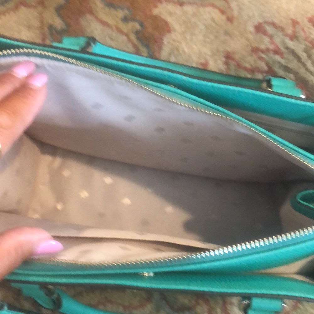 ♠️ Kate Spade green leather handbag - Picture 3 of 12